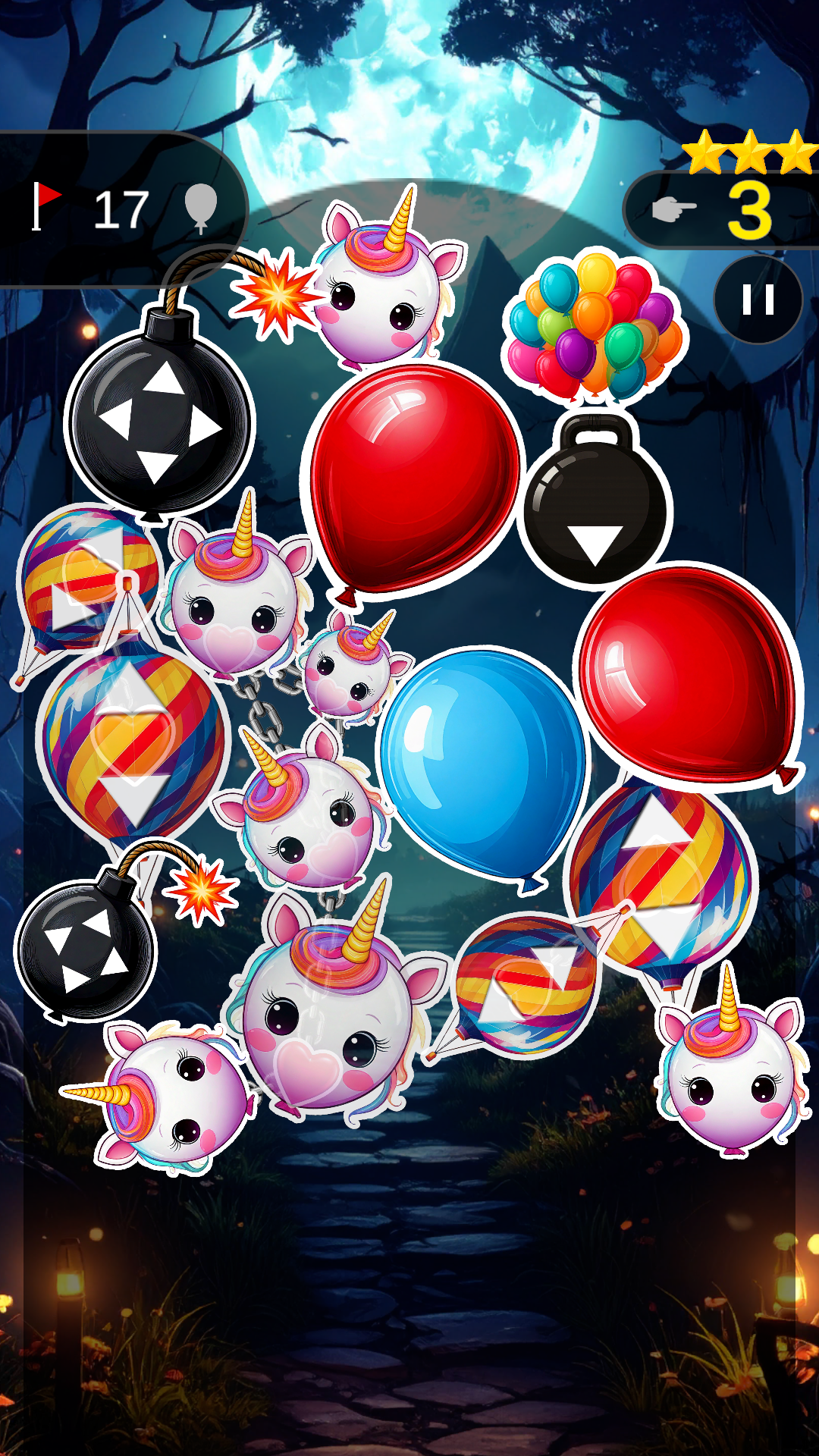 Playing match-puzzle
